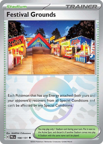 Festival Grounds (Poke Ball Pattern) [108/131] - (Prismatic Evolutions) Holofoil