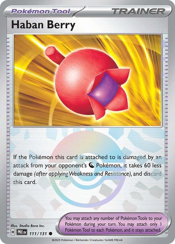 Haban Berry (Poke Ball Pattern) [111/131] - (Prismatic Evolutions) Holofoil
