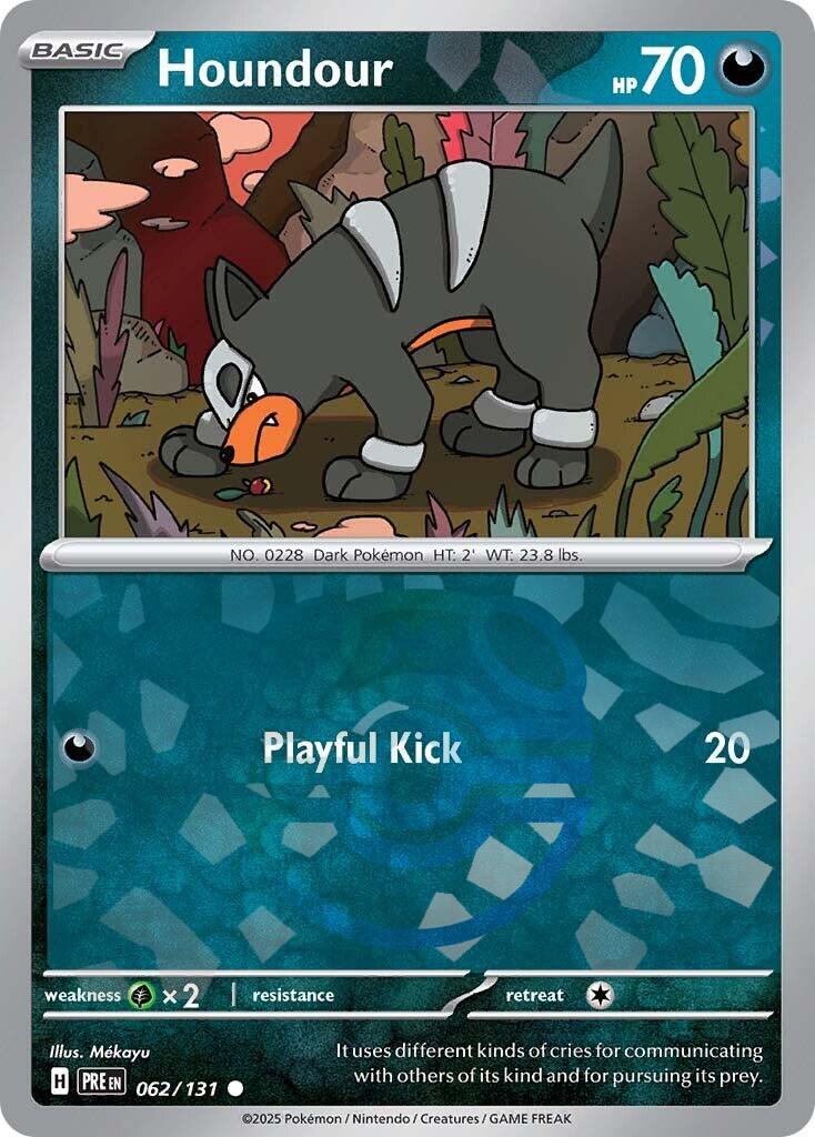 Houndour (Master Ball Pattern) [062/131] - (Prismatic Evolutions) Holofoil