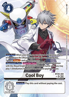 Cool Boy (Alternate Art) [BT20-091 SR] [Release Special Booster 2.5] Foil