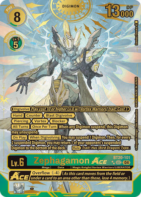 Zephagamon ACE (Textured) [BT20-101 SEC] [Release Special Booster 2.5] Foil