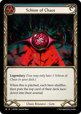 Schism of Chaos [HNT000] (The Hunted) Rainbow Foil