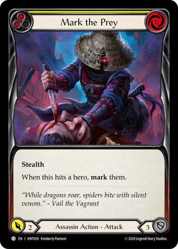 Mark the Prey (Yellow) [HNT039] [The Hunted] Rainbow Foil