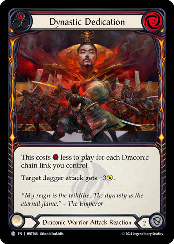Dynastic Dedication (Red) [HNT108] [The Hunted] Rainbow Foil