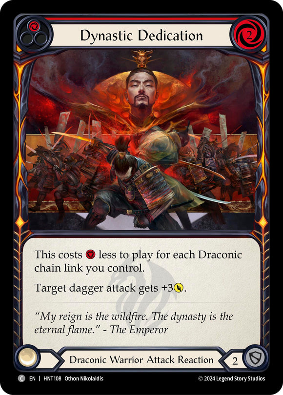 Dynastic Dedication (Red) [HNT108] [The Hunted] Rainbow Foil