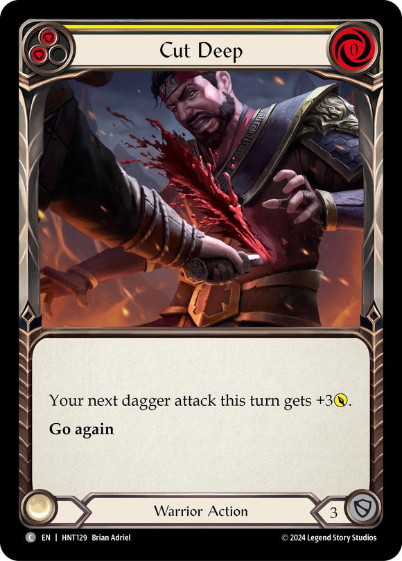 Cut Deep (Yellow) [HNT129] [The Hunted] Rainbow Foil