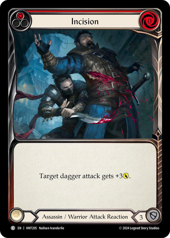 Incision (Red) [HNT205] [The Hunted] Rainbow Foil