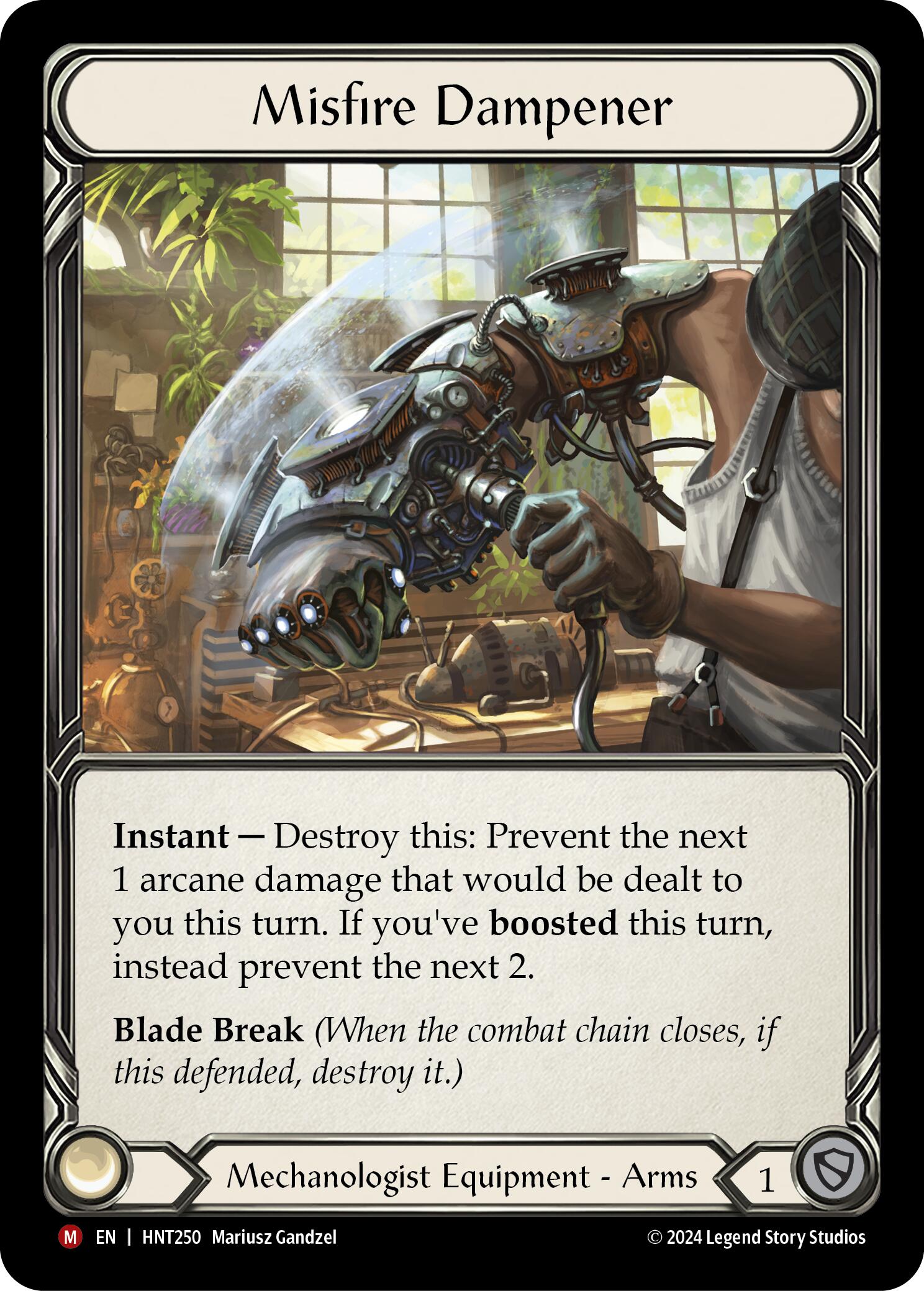 Misfire Dampener [HNT250] (The Hunted) Cold Foil