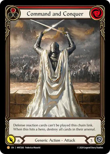 Command and Conquer (Extended Art) [HNT260] [The Hunted] Rainbow Foil