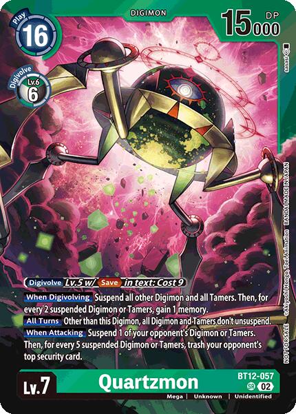 Quartzmon (Special Event Pack 2025) [BT12-057 SR] [Across Time] Foil