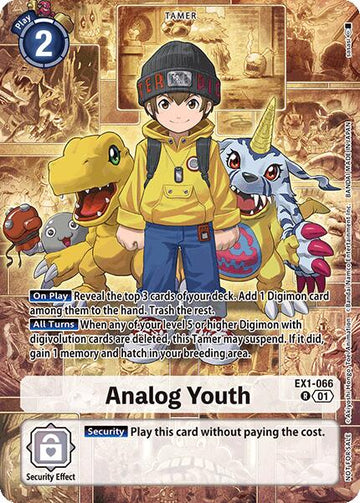 Analog Youth (Special Event Pack 2025) [EX1-066 R] [Classic Collection] Foil