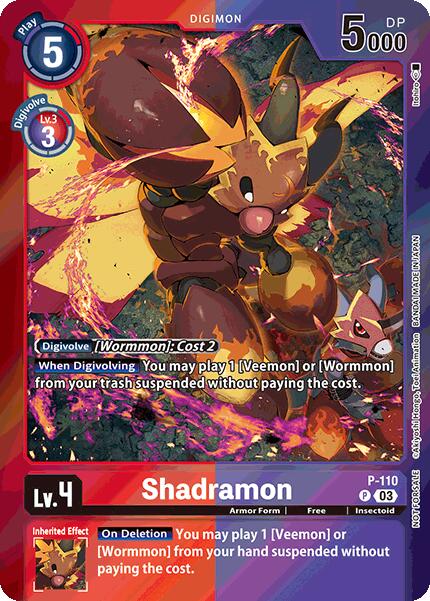 Shadramon (Special Event Pack 2025) [P-110 P] [Digimon Promotion Cards] Foil