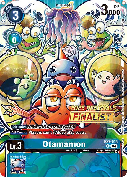 Otamamon (2025 Regionals Finalist) [EX7-015 U] [Digimon LIBERATOR] Foil