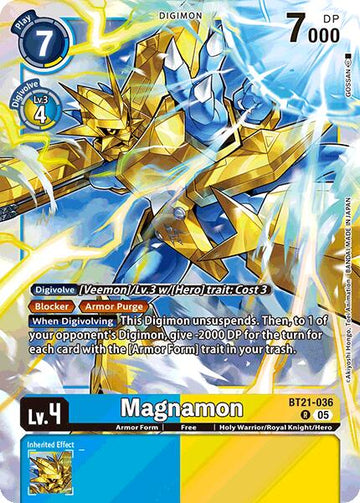 Magnamon [BT21-036 R] [World Convergence] Foil
