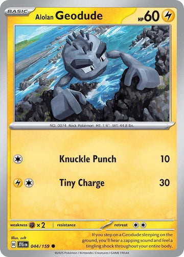 Alolan Geodude [044/159] [Journey Together] Reverse Holofoil