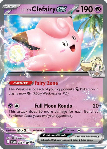 Lillie's Clefairy ex - 056/159 [056/159] [Journey Together] Holofoil
