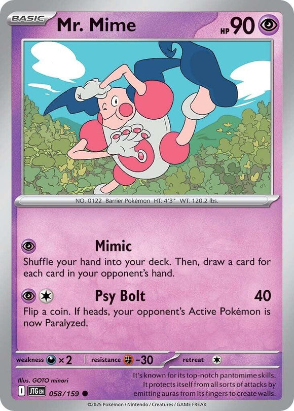Mr. Mime [058/159] [Journey Together]