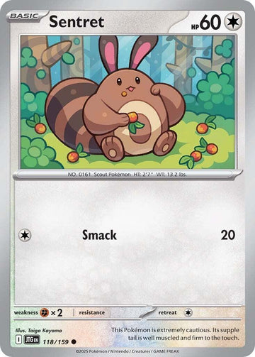 Sentret [118/159] [Journey Together] Reverse Holofoil