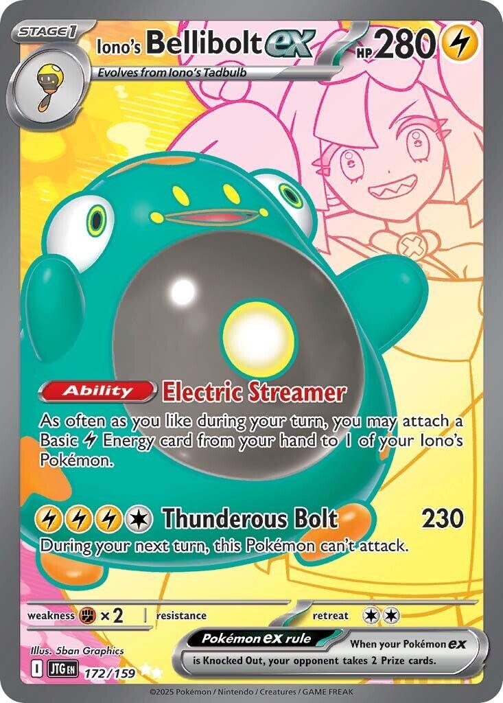 Iono's Bellibolt ex - 172/159 [172/159] [Journey Together] Holofoil