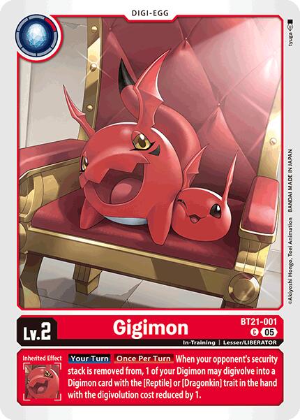 Gigimon [BT21-001 C] [World Convergence]
