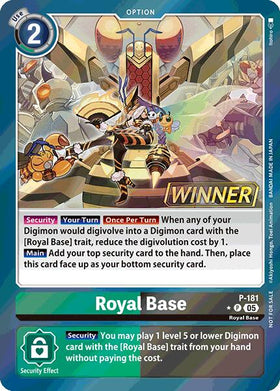 Royal Base (Store Tournament 2025 Vol.2 Winner Pack) [P-181 P] [Digimon Promotion Cards] Foil