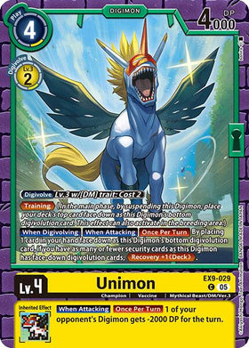 Unimon [EX9-029 C] [Versus Monsters]