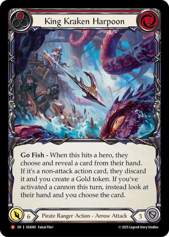 King Kraken Harpoon [SEA085] [High Seas] Rainbow Foil