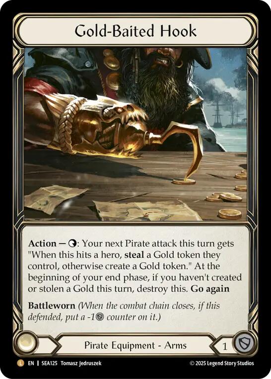 Gold-Baited Hook [SEA125] [High Seas] Cold Foil
