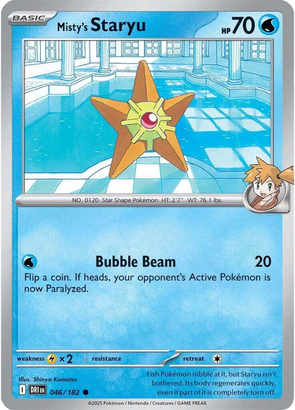 Misty's Staryu [046/180] [Destined Rivals] Reverse Holofoil