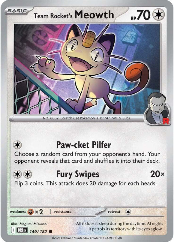 Team Rocket's Meowth [149/182] [Destined Rivals]