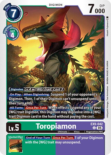 Toropiamon [EX9-042 C] [Versus Monsters]
