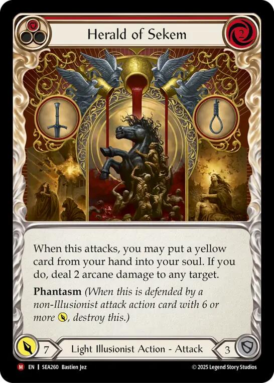 Herald of Sekem [SEA260] [High Seas] Rainbow Foil