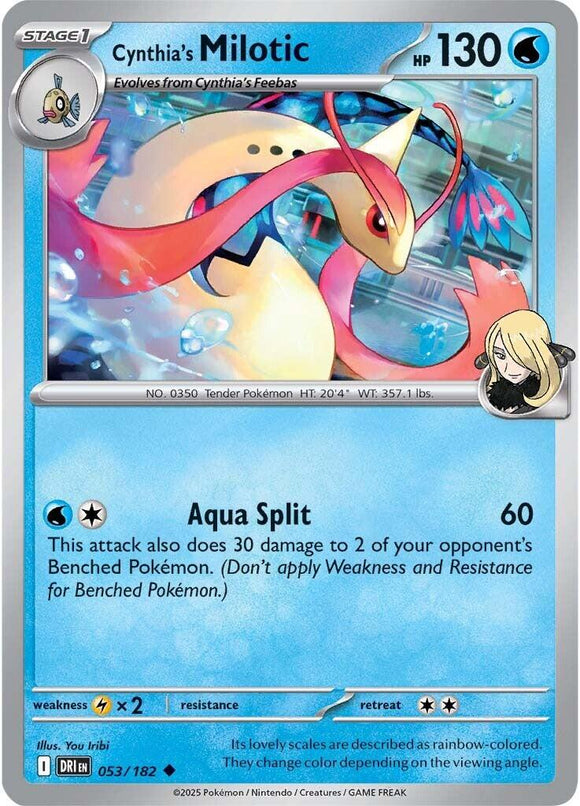 Cynthia's Milotic [053/182] [Destined Rivals] Reverse Holofoil