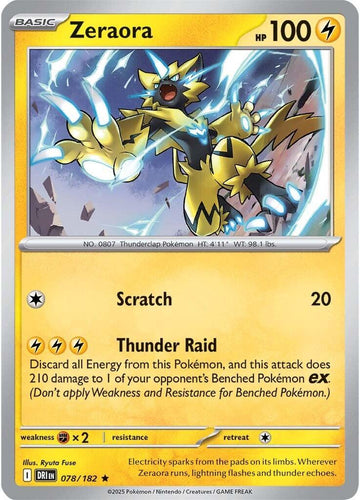 Zeraora [078/182] [Destined Rivals] Holofoil