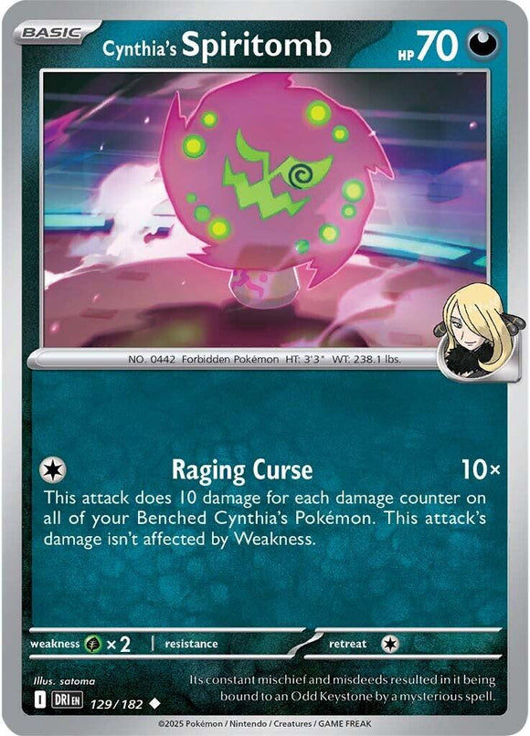 Cynthia's Spiritomb [129/182] [Destined Rivals] Reverse Holofoil