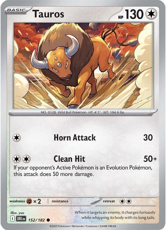 Tauros [152/182] [Destined Rivals] Reverse Holofoil