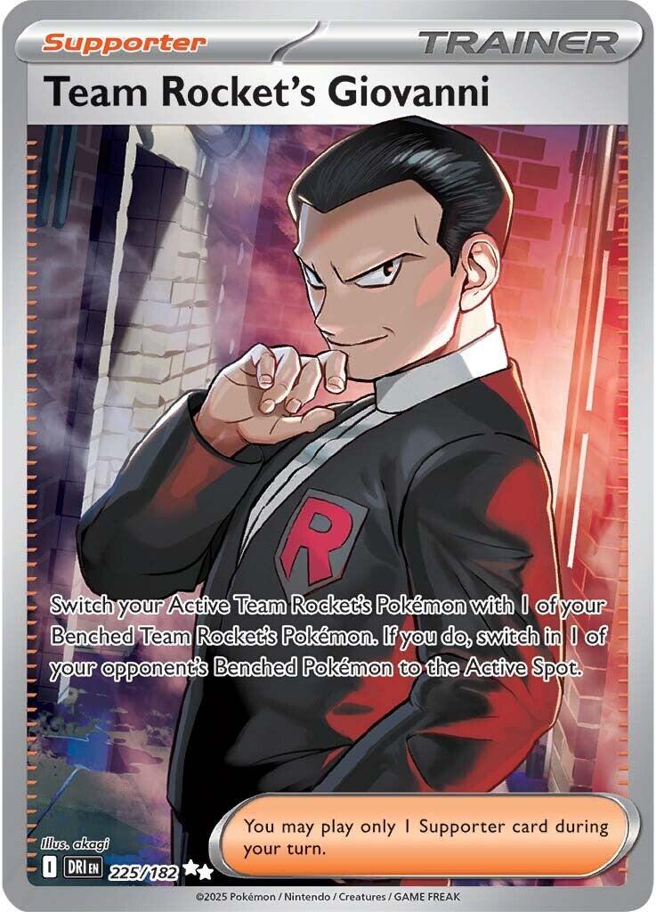 Team Rocket's Giovanni - 225/182 [225/182] [Destined Rivals] Holofoil