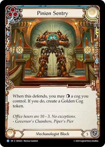 Pinion Sentry [SEA023] [High Seas]