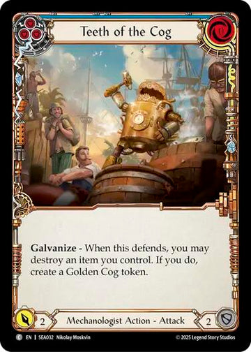 Teeth of the Cog (Blue) [SEA032] [High Seas] Rainbow Foil