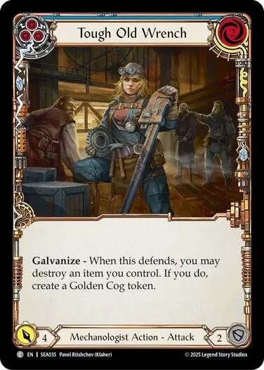 Tough Old Wrench (Blue) [SEA035] [High Seas]