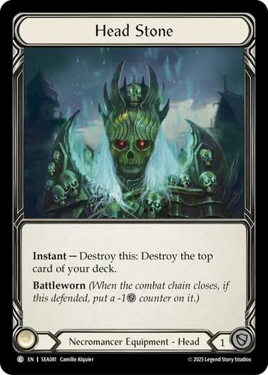 Head Stone (Treasure) [SEA081] [High Seas] Cold Foil