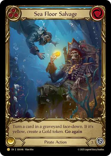 Sea Floor Salvage (Treasure) [SEA146] [High Seas] Cold Foil