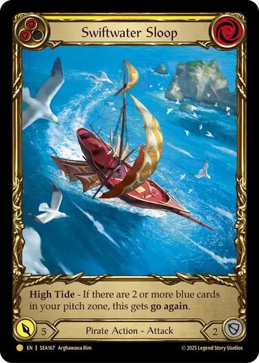Swiftwater Sloop (Yellow) (Treasure) [SEA167] [High Seas] Cold Foil