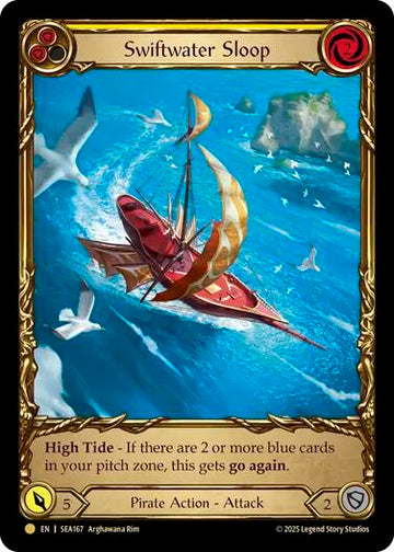 Swiftwater Sloop (Yellow) (Treasure) [SEA167] [High Seas] Cold Foil