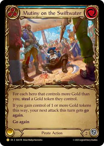 Mutiny on the Swiftwater (Treasure) [SEA178] [High Seas] Cold Foil