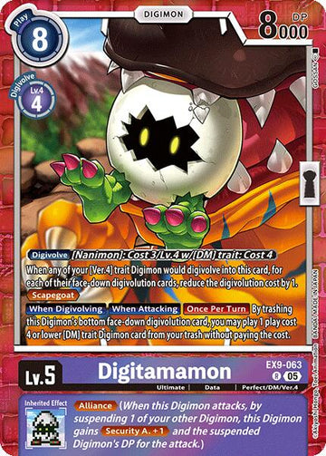 Digitamamon [EX9-063 R] [Versus Monsters] Foil