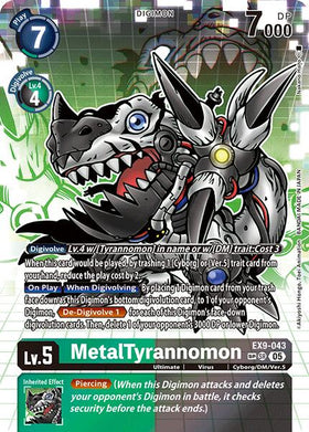 MetalTyrannomon (SP) [EX9-043 SR] [Versus Monsters] Foil
