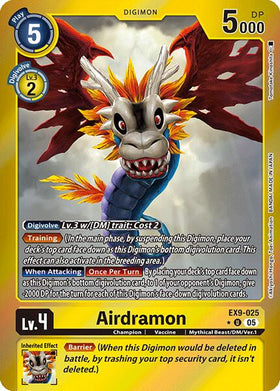 Airdramon (Limited Foil) [EX9-025 U] [Versus Monsters] Foil