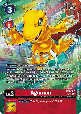Agumon (Digital Monster Day Commemoration Event Winner) [EX9-007 R] [Digimon Promotion Cards] Foil