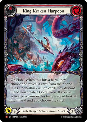 King Kraken Harpoon (Extended Art) [SEA085] [High Seas] Rainbow Foil